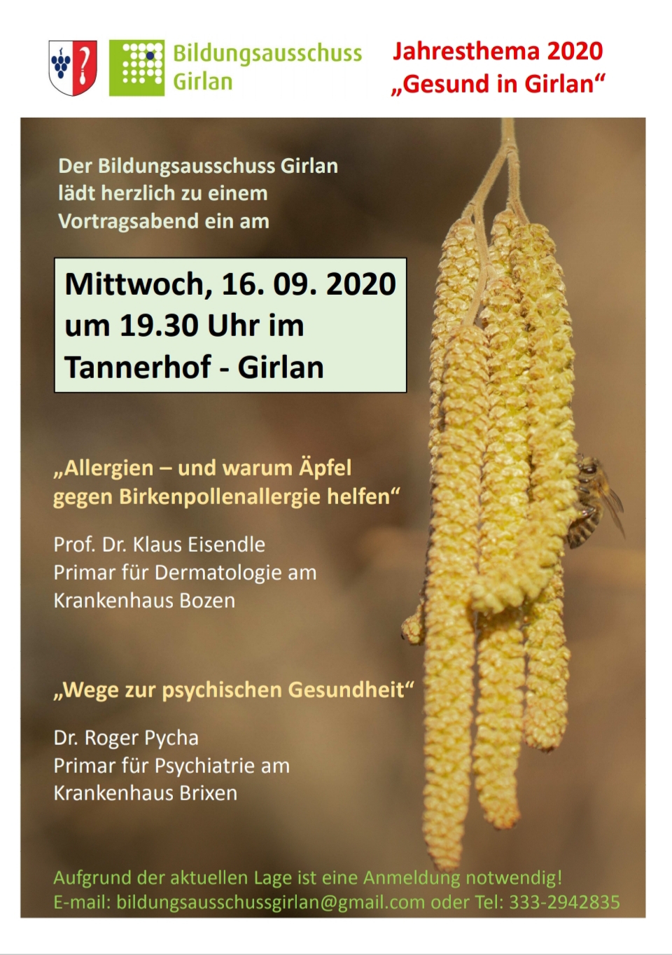 ac)Allergien und Wege zur psychischen Gesundheit 16.09.20