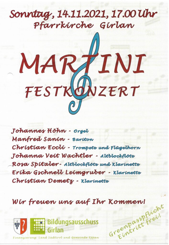 am)Martinilkonzert 14.11.21