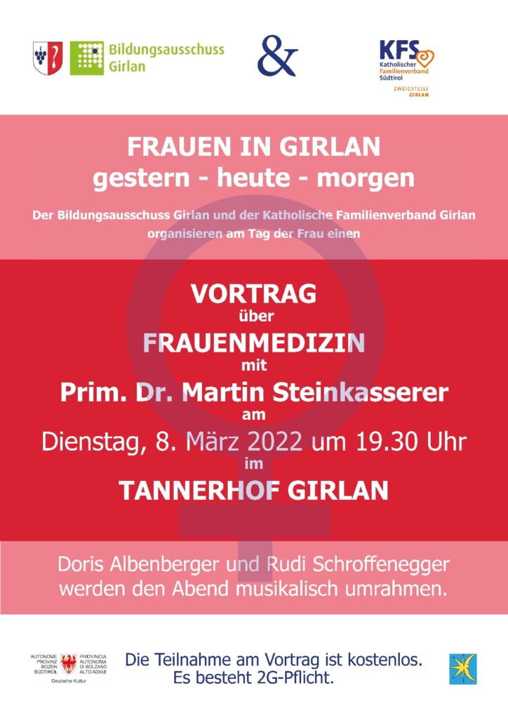 ao)Frauen in Girlan Frauenmidizin 08.03.22