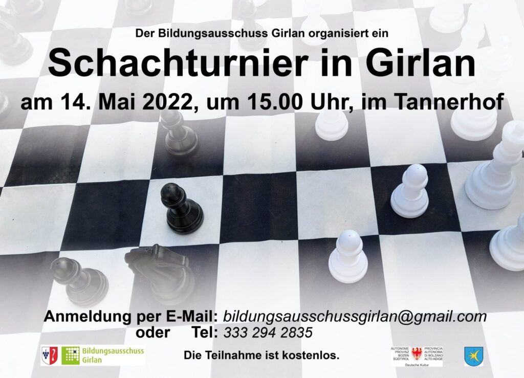 ap)Schachturnier in Girlan 14.05.22