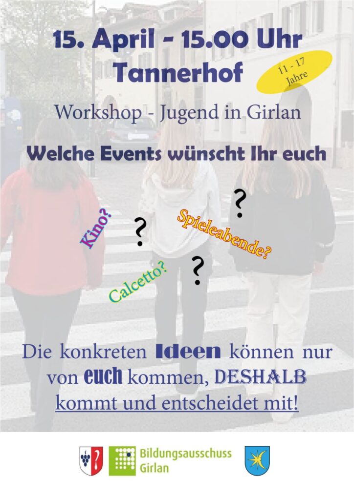 ax)Workshop Jugend in Girlan 15.04.23